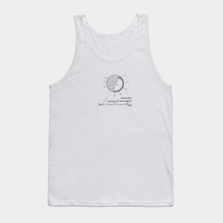 Tennis Ball Vintage Patent Drawing Tank Top